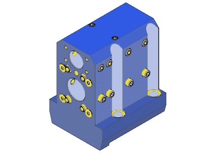 BMT BOLT PATTERN 65x73 BORING BAR HOLDER DOUBLE ID=25 ID=32 mm L=69 mm FOR OKUMA LB3000 EX